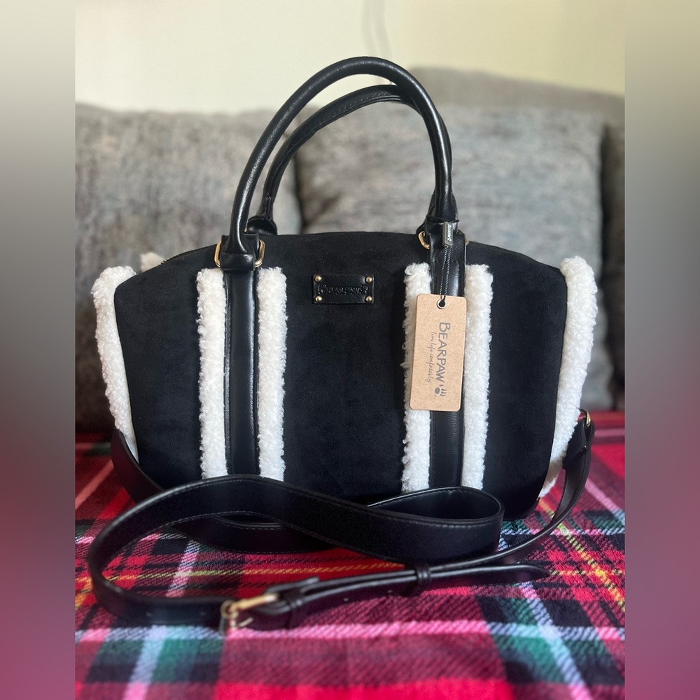BearPaw Suede Crossbody Purse NWT